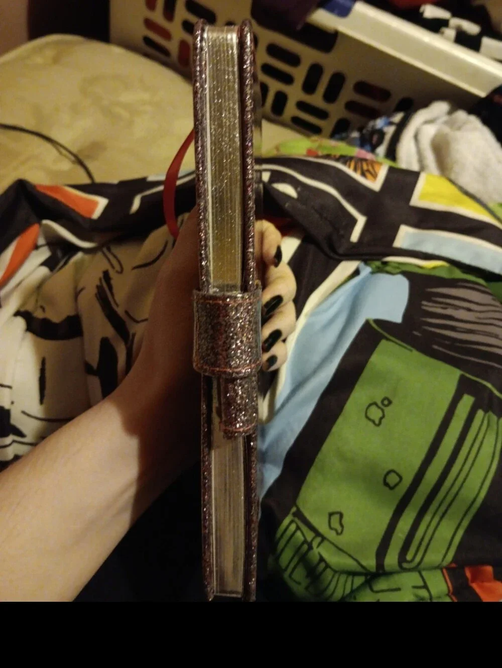 Victoria's secret pink sparkly notebook with pen